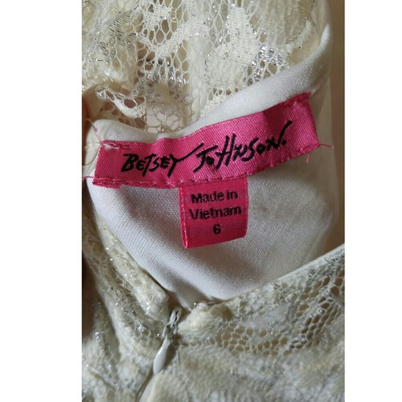 Betsey Johnson Ivory Lace Dress - Picture 4 of 9